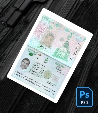 Saudi Arabia passport 2022-present PSD